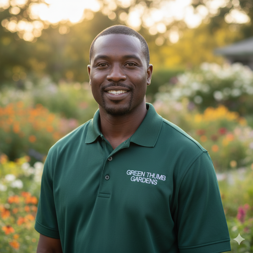 Sarah Okonkwo — Garden Designer at Green Thumb Gardens