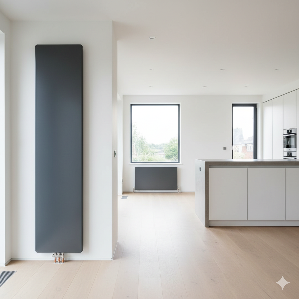 Neat pipework and radiator installation — Garforth